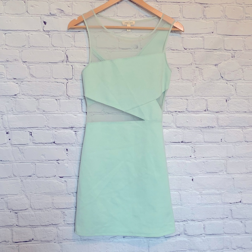 Urban Outfitters mint green body-con bandaid minidress Medium